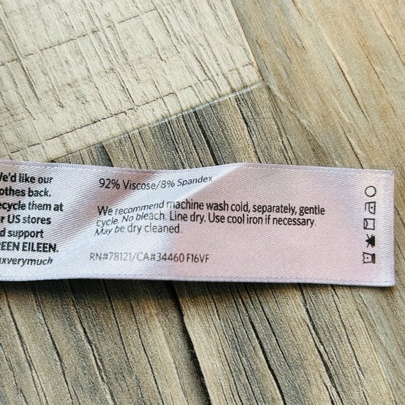 Eileen Fisher Sleeveless Asymmetrical Midi Dress in Black (size S) - Picture 9 of 12